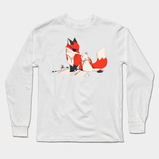 TGCF cat Orange Long Sleeve T-Shirt